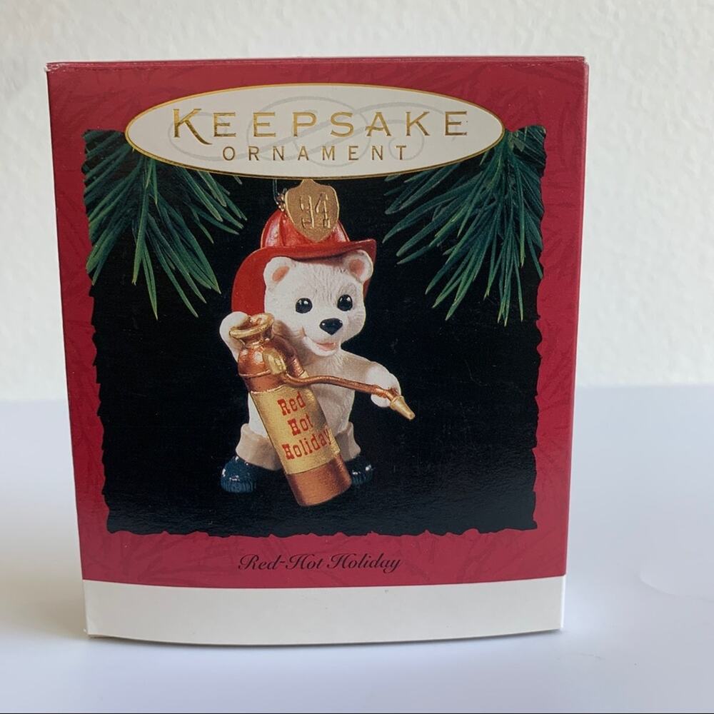 NEW 1994 Hallmark Firefighter Ornament - Picture 7 of 8
